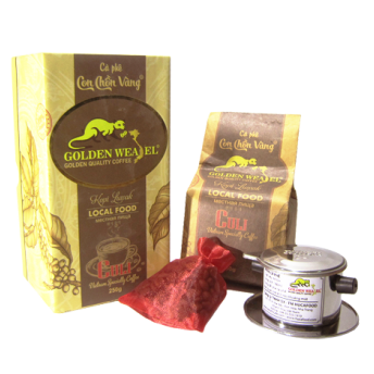 Coffee Weasel Yellow Culi Box Square