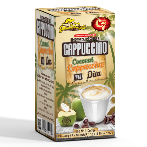4in1 Coconut Cappuccino Instant Coffee